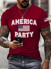 Men's AMP Printed Casual T-Shirt