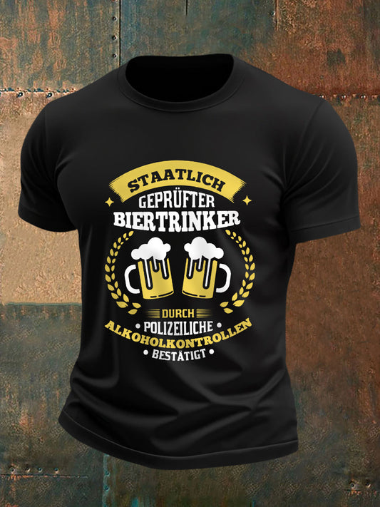 Men's Beer Lovers Casual Tee