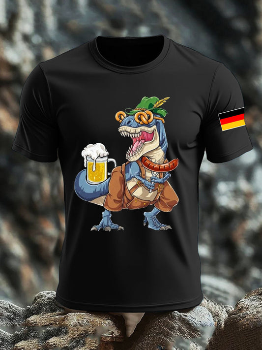 Men's CrewGerman Oktoberfest In Munich Printed T-shirt