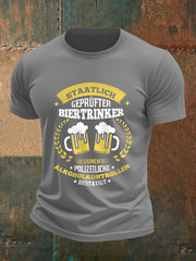 Men's Beer Lovers Casual Tee