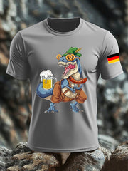 Men's CrewGerman Oktoberfest In Munich Printed T-shirt