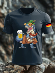 Men's CrewGerman Oktoberfest In Munich Printed T-shirt