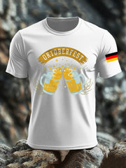 Men's CrewGerman Oktoberfest In Munich Printed T-shirt