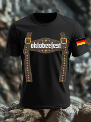 Men's CrewGerman Oktoberfest In Munich Printed T-shirt