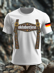 Men's CrewGerman Oktoberfest In Munich Printed T-shirt