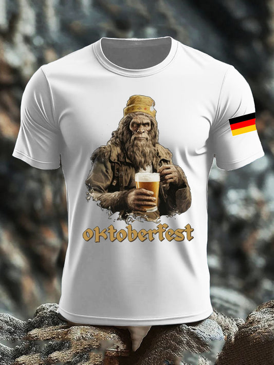 Men's CrewGerman Oktoberfest In Munich Printed T-shirt