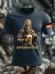 Men's CrewGerman Oktoberfest In Munich Printed T-shirt