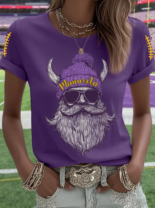 Women's Football Fans Lovers Gameday Casual Tee