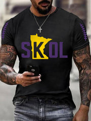 Men's Football Fans Lovers Gameday Casual Tee