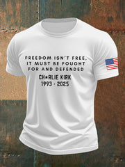 Men's Charlie Kirk Printed T-shirt