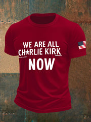 Men's A True Patriot Printed Casual T-Shirt