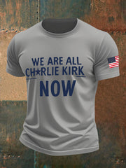 Men's A True Patriot Printed Casual T-Shirt