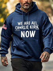 Men's A True Patriot Printed Casual Hoodie